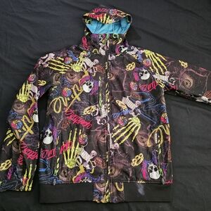 Aperture Multicolor Graphic Kids Puffer Jacket